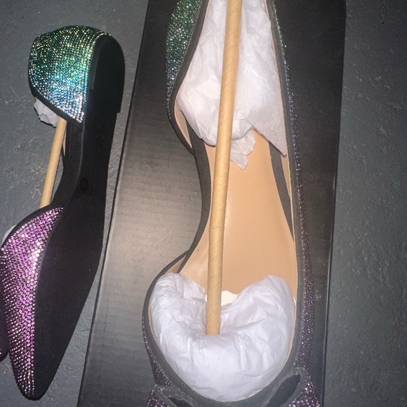 INC International Concepts Multicolor Bow Heels NWT size 9 - Picture 4 of 5